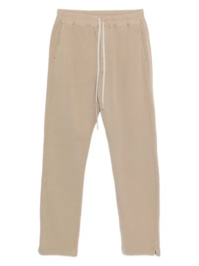 Rick Owens Drkshdw Drawstring Cotton Trousers In Green
