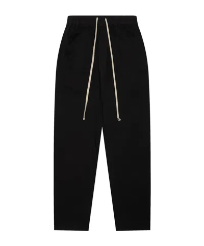 Rick Owens Drkshdw Drawstring Drop-crotch Cargo Trousers In Black