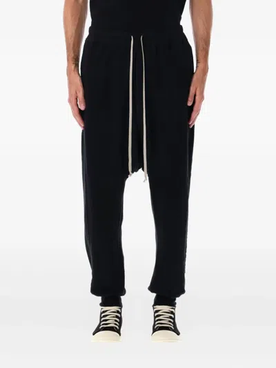 RICK OWENS DRKSHDW DRAWSTRING DROP-CROTCH TROUSERS