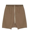 Rick Owens Drkshdw Drkshdw Shorts In Brown