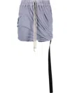 Rick Owens Drkshdw Drawstring-fastening Shorts In Purple