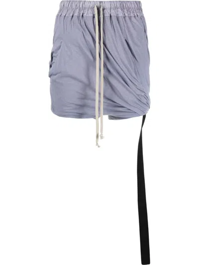 Rick Owens Drkshdw Drawstring-fastening Shorts In Purple