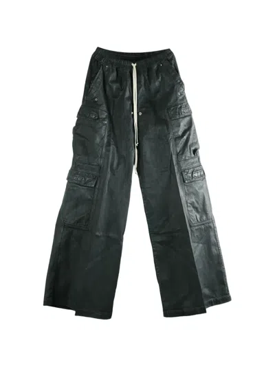 Rick Owens Drkshdw Drawstring-fastening Trousers In Black