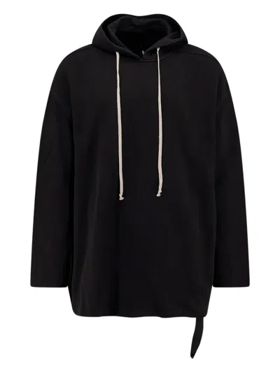 RICK OWENS DRKSHDW DRAWSTRING-HEM HOODIE