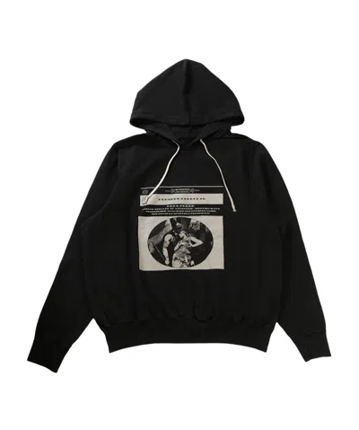 Rick Owens Drkshdw Drawstring Hoodie In Black