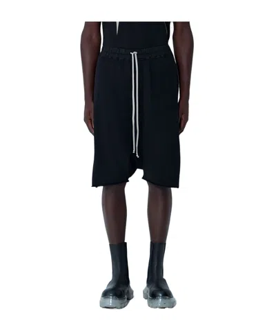 RICK OWENS DRKSHDW RICK OWENS DRKSHDW DRAWSTRING KNEE-LENGTH SHORTS
