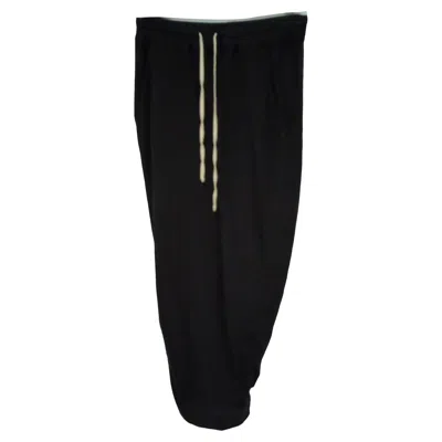 Rick Owens Drkshdw Drawstring Pillar Midi Skirt In Black Cotton