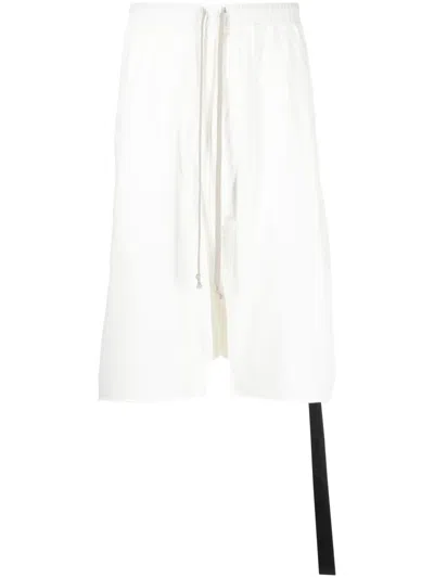 RICK OWENS DRKSHDW DRAWSTRING PODS DROP-CROTCH SHORTS