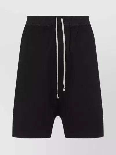 RICK OWENS DRKSHDW DRAWSTRING PODS ELASTIC WAIST SHORTS