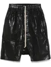 Rick Owens Drkshdw Drawstring Pods Shorts In Black