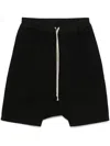Rick Owens Drkshdw Drawstring Pods Shorts In Black