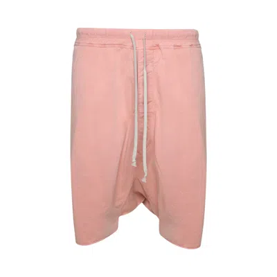 Pre-owned Rick Owens Drkshdw Drawstring Pods Shorts 'dark Pink' | Men's Size M