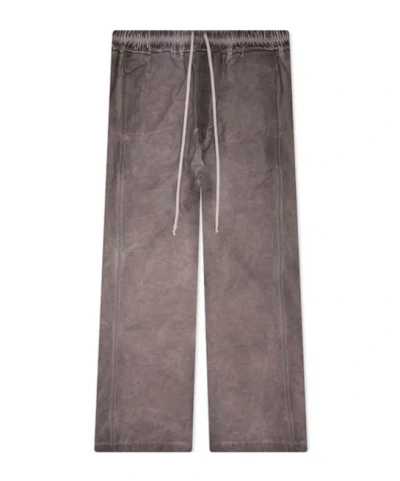Rick Owens Drkshdw Drawstring Pusher Trousers In Brown
