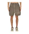 Rick Owens Drkshdw Drawstring Shorts In Gray