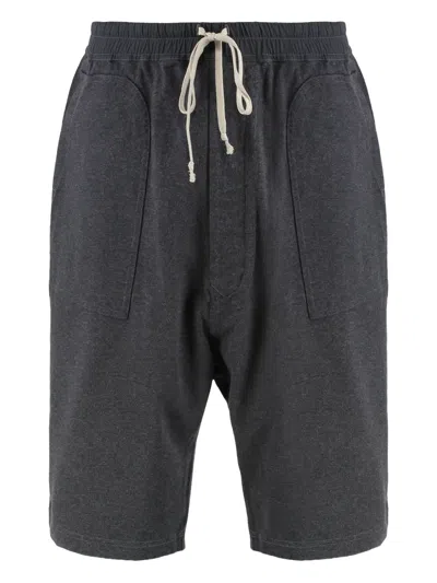 Rick Owens Drkshdw Drkshdw By Rick Owens Cotton Bermuda Shorts In Grey