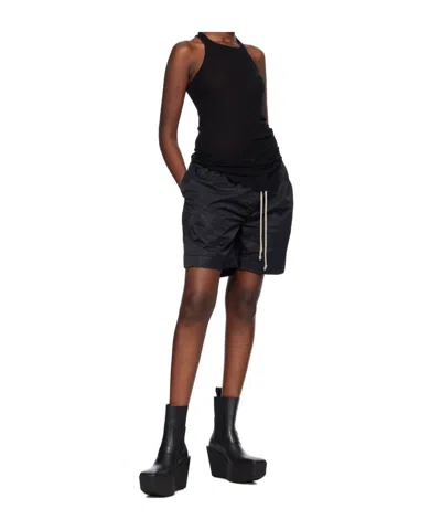Rick Owens Drkshdw Drawstring Shorts In Black