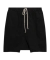 Rick Owens Drkshdw Drawstring Pods Shorts In Black