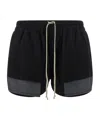 Rick Owens Drkshdw Drawstring Shorts In Black