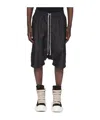 Rick Owens Drkshdw Drawstring Shorts In Black