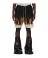 Rick Owens Drkshdw Drkshdw By Rick Owens Cotton Bermuda Shorts In Black
