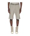 Rick Owens Drkshdw Drawstring Shorts In Gray