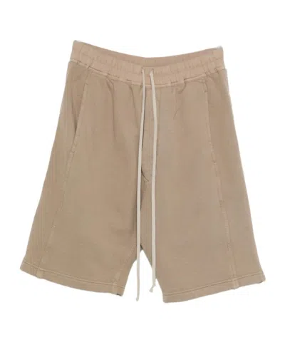 RICK OWENS DRKSHDW DRAWSTRING ELASTIC-WAIST SHORTS