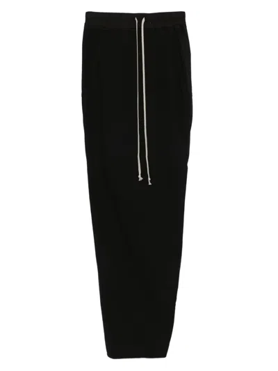 Rick Owens Drkshdw Drawstring Skirt In Black