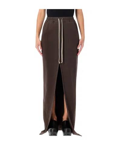 RICK OWENS DRKSHDW DRAWSTRING SKIRT