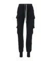 Rick Owens Drkshdw Black Porterville Mastodon Cut Lounge Pants In Black