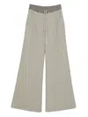 Rick Owens Drkshdw Wide-leg Trousers With Side And Back Pockets In Gray