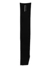 Rick Owens Drkshdw Drawstring-waist Side-slit Maxi Skirt In Black