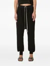 Rick Owens Drkshdw Drawstring-waist Trousers In Black
