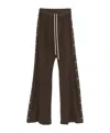Rick Owens Drkshdw Drawstring Wide-leg Trousers In Black