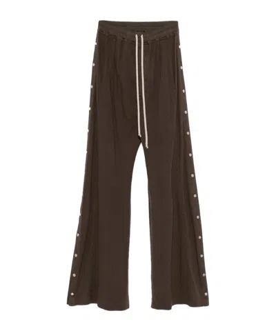 RICK OWENS DRKSHDW DRAWSTRING WIDE-LEG TROUSERS