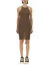 Shop Rick Owens Drkshdw Dress "tank" In Grey