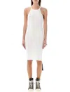 Rick Owens Drkshdw Drkshdw By Rick Owens Racer Back Tank Dress In Beige