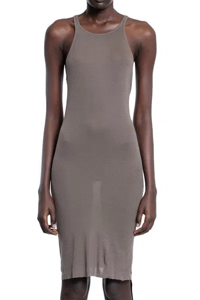 Rick Owens Drkshdw Dresses In Brown