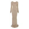 Rick Owens Drkshdw Long Sleeve Dress In Multi