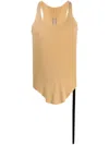 Rick Owens Drkshdw Men's Cotton Tank Top In Yellow
