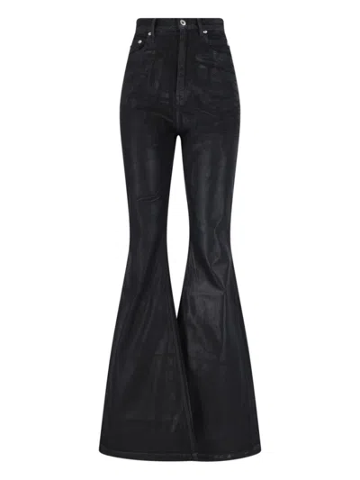 Rick Owens Drkshdw Drkshdw By Rick Owens "bolan" Bootcut Jeans – Black