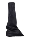 Rick Owens Drkshdw Drkshdw By Rick Owens Boot-shaped Sneakers With Shark-tooth Rubber Sole In Black