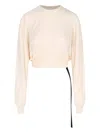 Rick Owens Drkshdw Drkshdw By Rick Owens "classic Mini" Crop T-shirt – Ivory