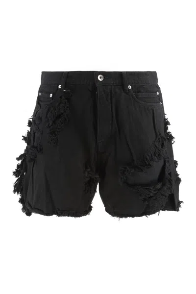 Rick Owens Drkshdw Drkshdw By Rick Owens Cotton Bermuda Shorts