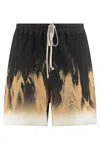 Rick Owens Drkshdw Drkshdw By Rick Owens Cotton Bermuda Shorts In Black
