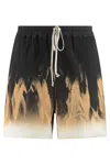 Rick Owens Drkshdw Drkshdw By Rick Owens Cotton Bermuda Shorts In Black