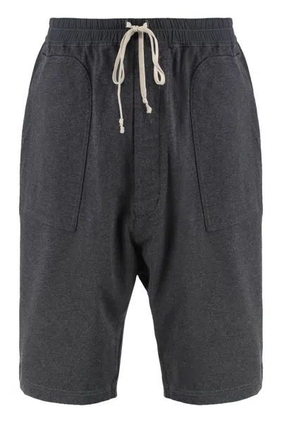 Rick Owens Drkshdw Drkshdw By Rick Owens Cotton Bermuda Shorts In Grey