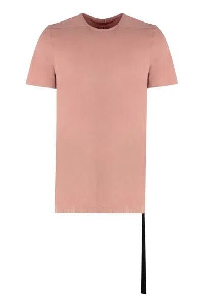 Rick Owens Drkshdw Drkshdw By Rick Owens Cotton Crew-neck T-shirt In Pink