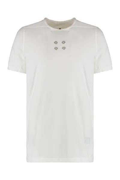 Rick Owens Drkshdw Drkshdw By Rick Owens Cotton Crew-neck T-shirt In White