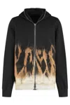Rick Owens Drkshdw Drkshdw By Rick Owens Cotton Full-zip Sweatshirt In Black