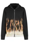 Rick Owens Drkshdw Drkshdw By Rick Owens Cotton Full-zip Sweatshirt In Black